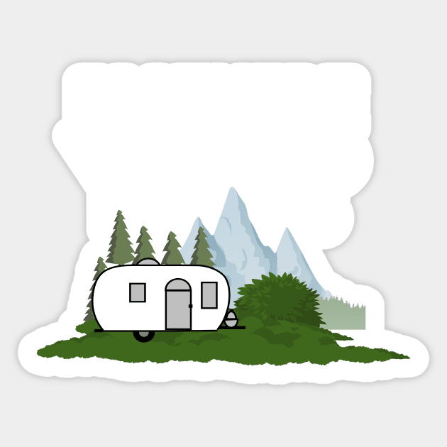 RV There Yet White Text Sticker by 2CreativeNomads